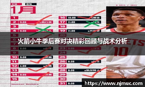 火箭小牛季后赛对决精彩回顾与战术分析